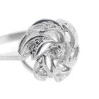 Image 9 of White gold ring with diamonds | 0.21 ct.