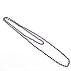 Image 10 of Glass bead necklace/sautoir with gold clasp