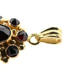 Image 7 of Vintage Gold Pendant with Garnet; 14 Karat