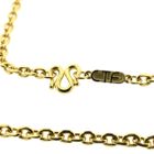 Image 5 of Exclusive gold anchor link necklace with traditional S-clasp in 24 kt.