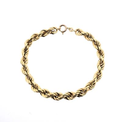 Image 2 of Gold twisted link bracelet