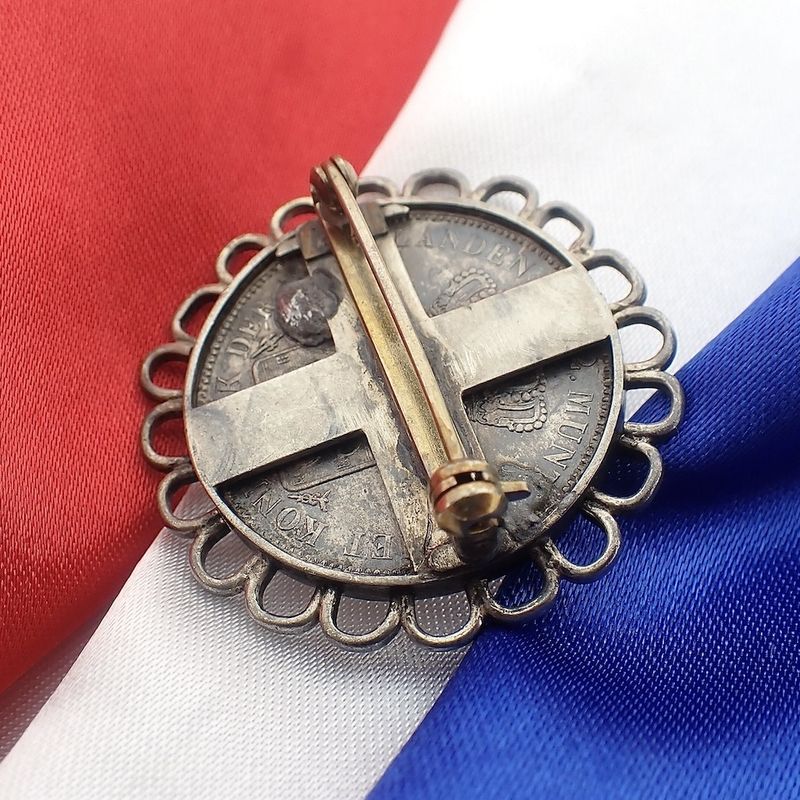 Image 9 of Silver brooch Wilhelmina | 1892