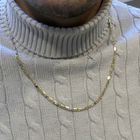Image 8 of Two-tone gold navy link necklace; Men | 61 cm