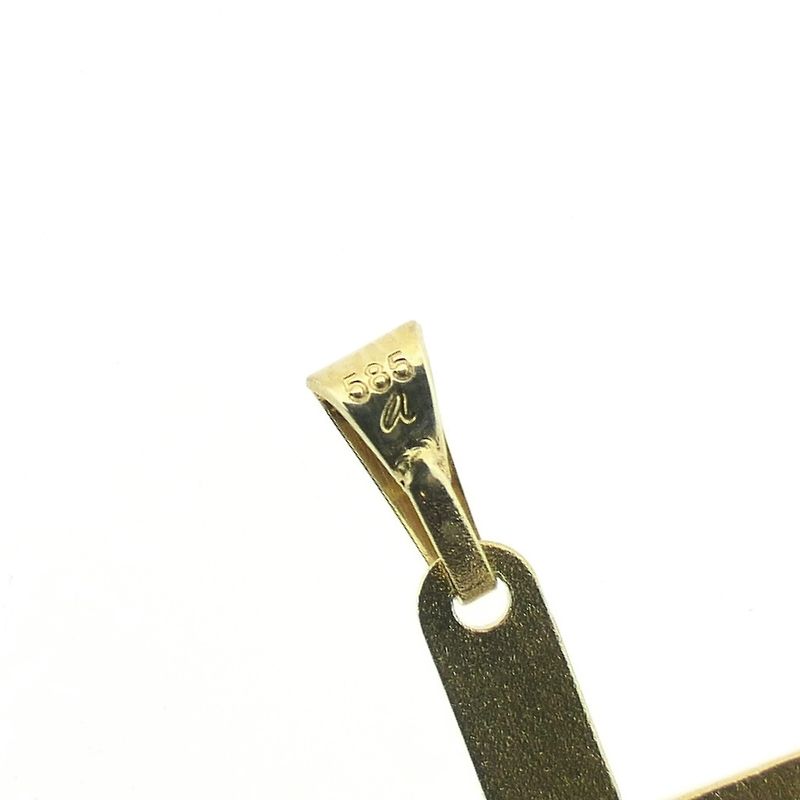 Image 5 of Gold pendant with a subtle cross