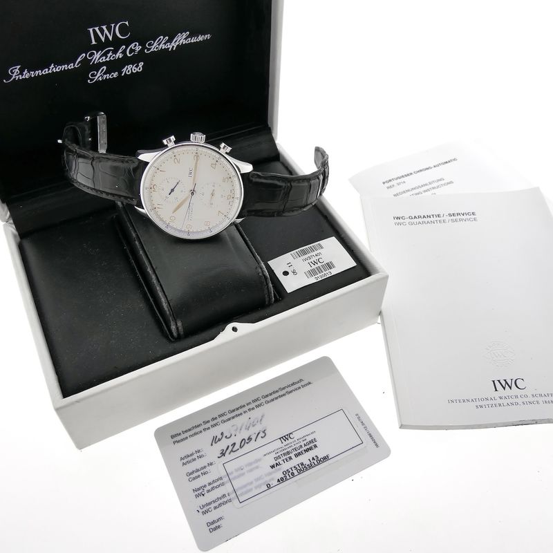 Image 12 of IWC Portuguese Chronograph IW371401; Automatic men's watch