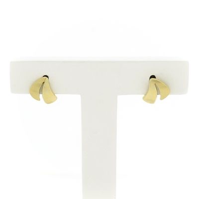 Image 1 of Golden subtle stud earrings