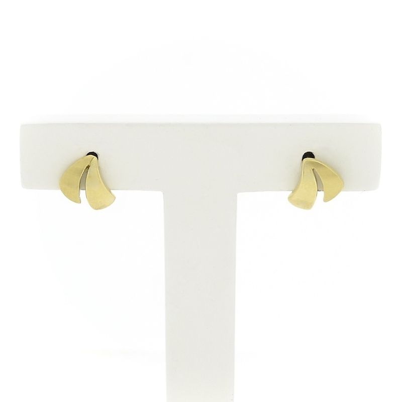Image 1 of Golden subtle stud earrings
