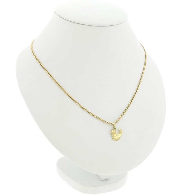 Image 4 of Gold pendant of a chirping bird