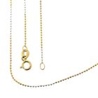 Image 1 of 18K tricolor gold fantasy link chain | 40 cm