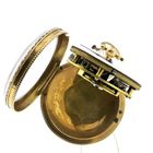 Image 2 of Antique 14k gold pocket watch; Verge Fusee escapement