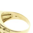 Image 6 of Gold signet ring with diamonds; 0.54 ct.