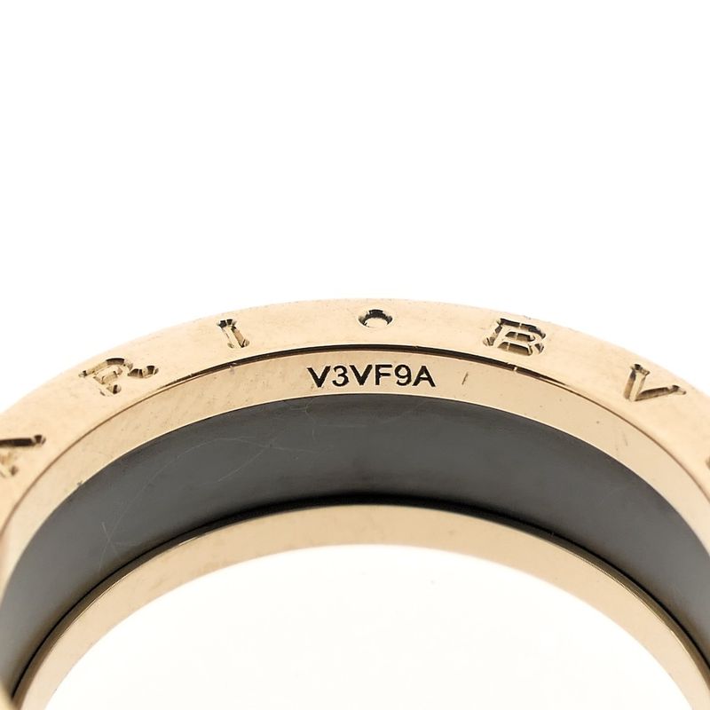 Image 5 of Rose gold ring; BVLGARI