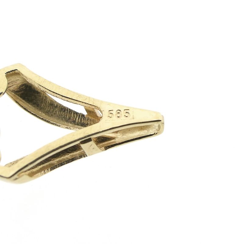 Image 6 of Golden subtle pendant with pearl