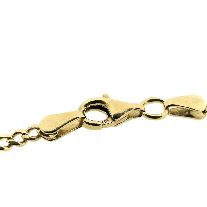 Image 6 of Two-tone gold fantasy link bracelet | 20.5 cm