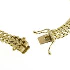 Image 5 of Gold French gourmet link bracelet | 18.5 cm