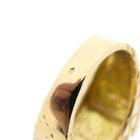 Image 4 of Gold men's nugget ring with 0.72 ct diamond.