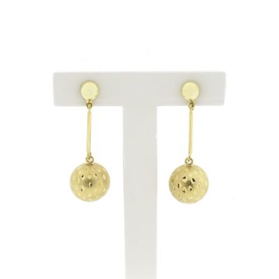 Image 1 of Gold earrings with balls