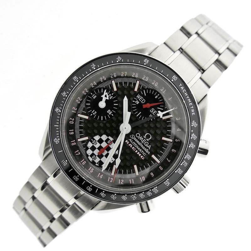 Image 17 of Omega Speedmaster Racing 'Schumacher Limited Edition'; Chronograph men's watch