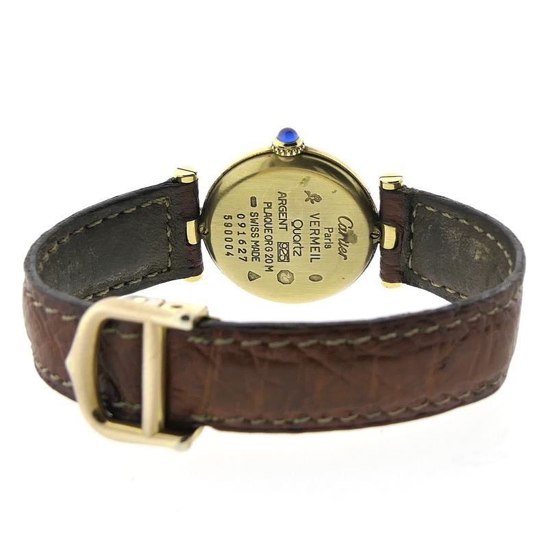 Image 11 of Cartier Vermeil; Ladies watch