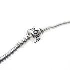 Image 3 of Pandora necklace; Silver; Snake Chain | 42 cm