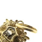 Image 6 of Gold antique pendant of a cross with corpus | INRI