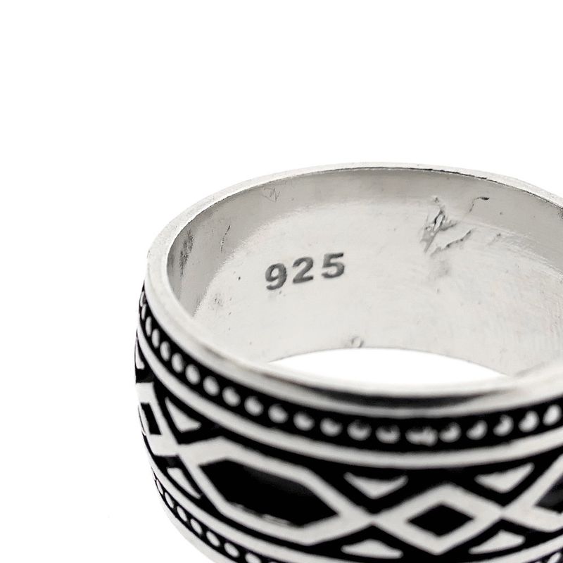 Image 5 of Silver patinated men's ring