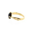 Afbeelding 7 van Vintage gouden ring met granaat