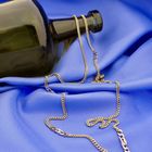 Image 9 of Two-tone gold gourmet/fantasy link chain