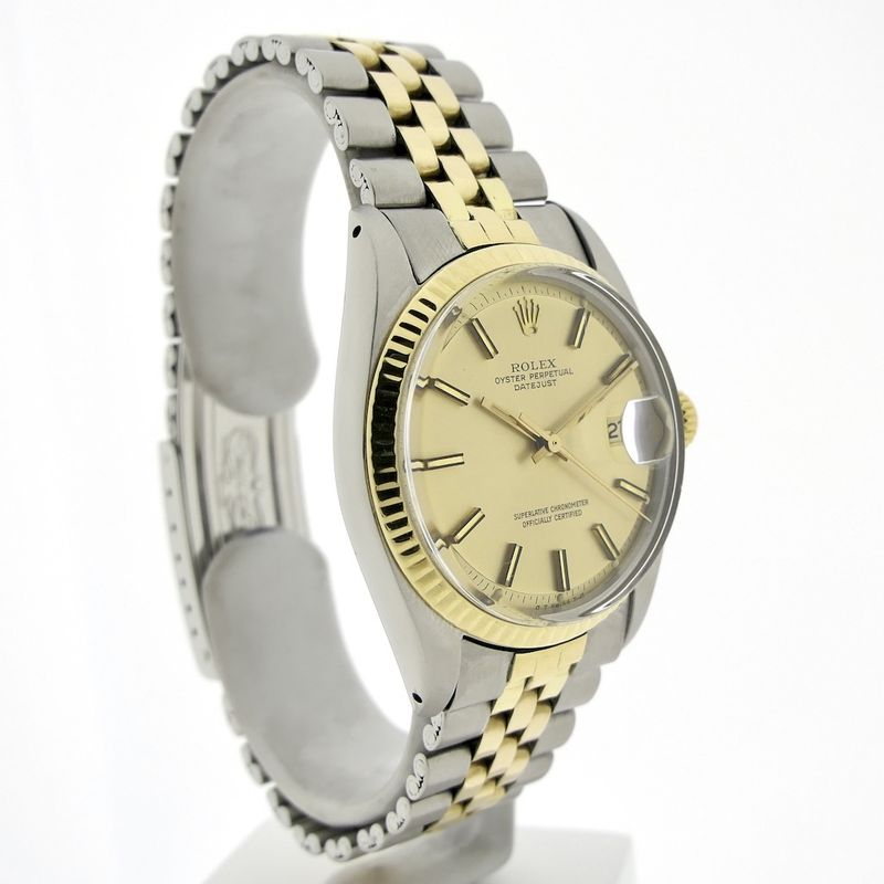 Image 3 of Rolex Datejust 1601; Gold/steel watch with rare 'sigma' dial