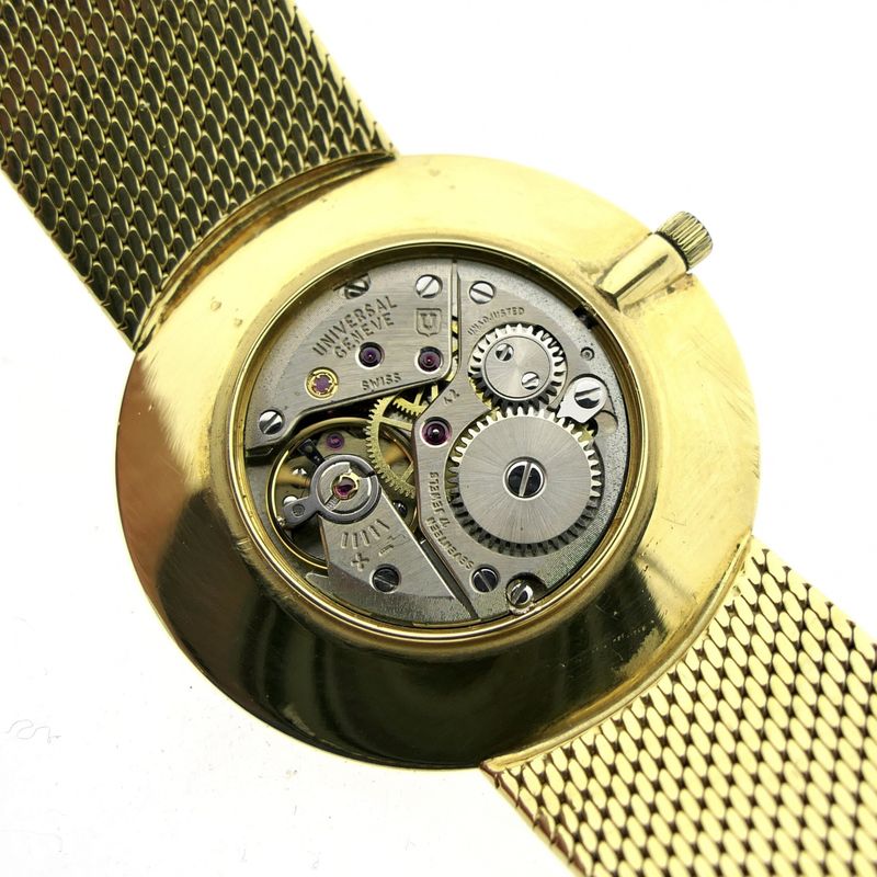Image 10 of Universal Geneva; Vintage 18k gold men's watch