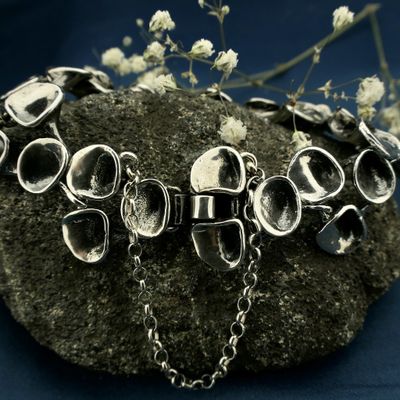 Image 2 of Vintage silver link bracelet; Hannu Ikonen | 18 cm
