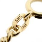 Image 9 of Gold gourmet link chain | 69.5 cm