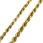 Afbeelding 7 van Gouden gedraaide schakelketting