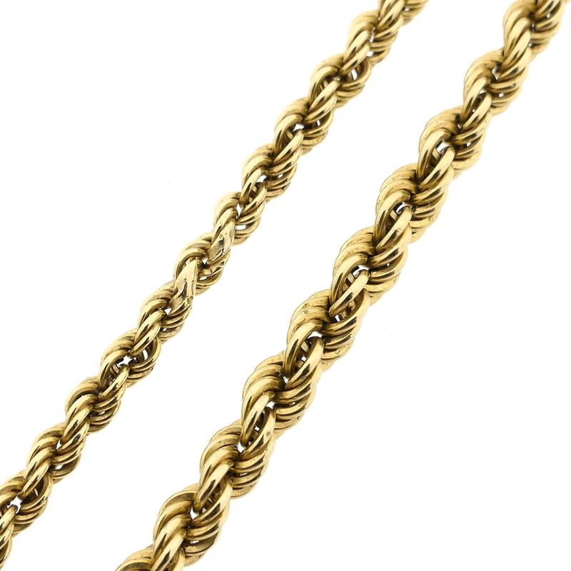 Afbeelding 7 van Gouden gedraaide schakelketting