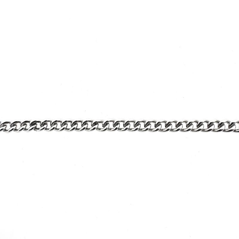 Image 6 of Silver gourmet link chain.