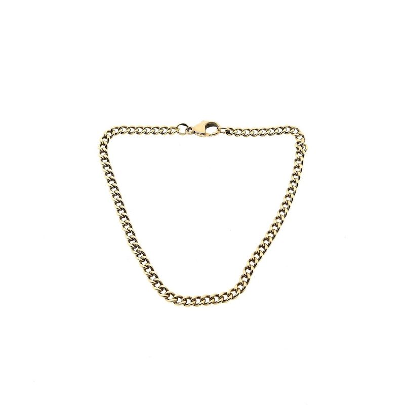 Image 3 of Gold gourmet link bracelet