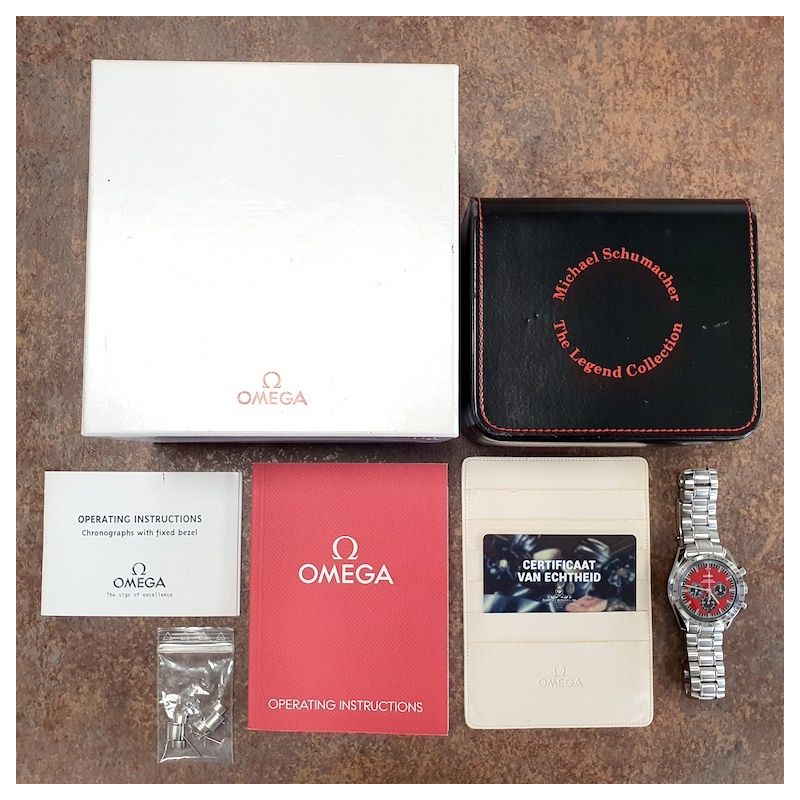 Image 7 of Omega Speedmaster Schumacher 'The Legend' Limited; Chronograph men's watch