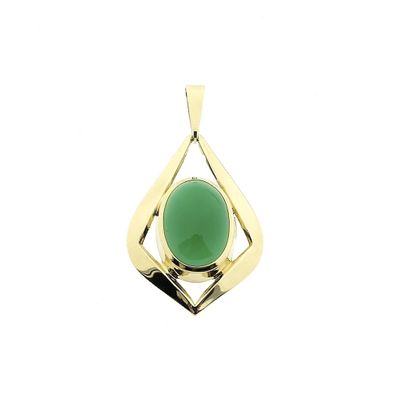 8 carat pendant with green agate Image 1 of 8 carat pendant with green agate