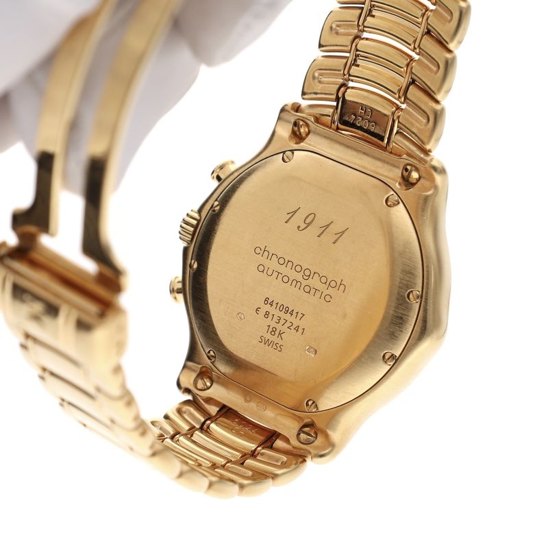 Image 20 of Ebel 1911 Le Modulor Chronograph E8137241; 18k gold men's watch