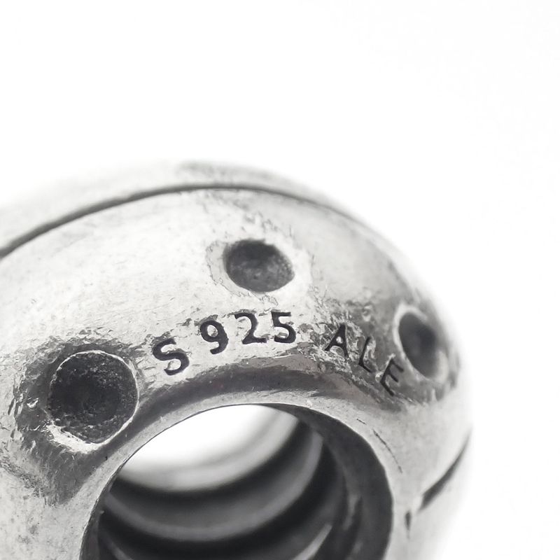 Image 7 of Pandora charm; Silver; Ladybug