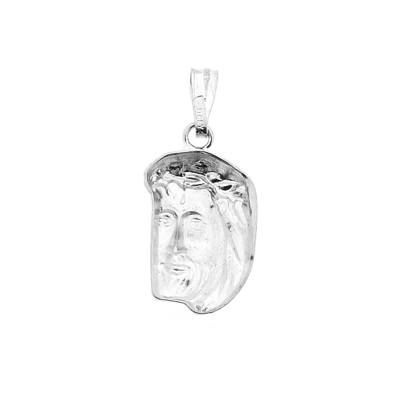 Image 6 of Silver pendant with the face of Jesus