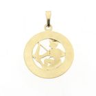 Image 6 of Gold Zodiac Pendant; Sagittarius