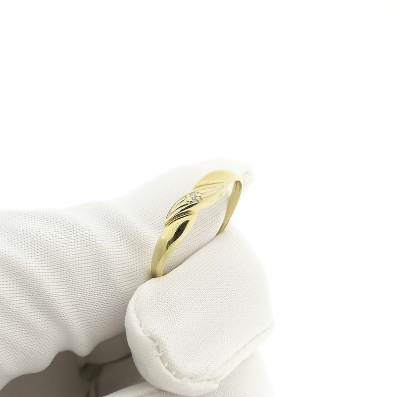 Image 11 of Gold ring with diamond | 0.005 ct.