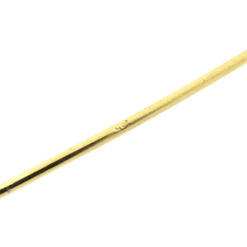 Image 6 of Old Dutch gold brooch with a cap bell