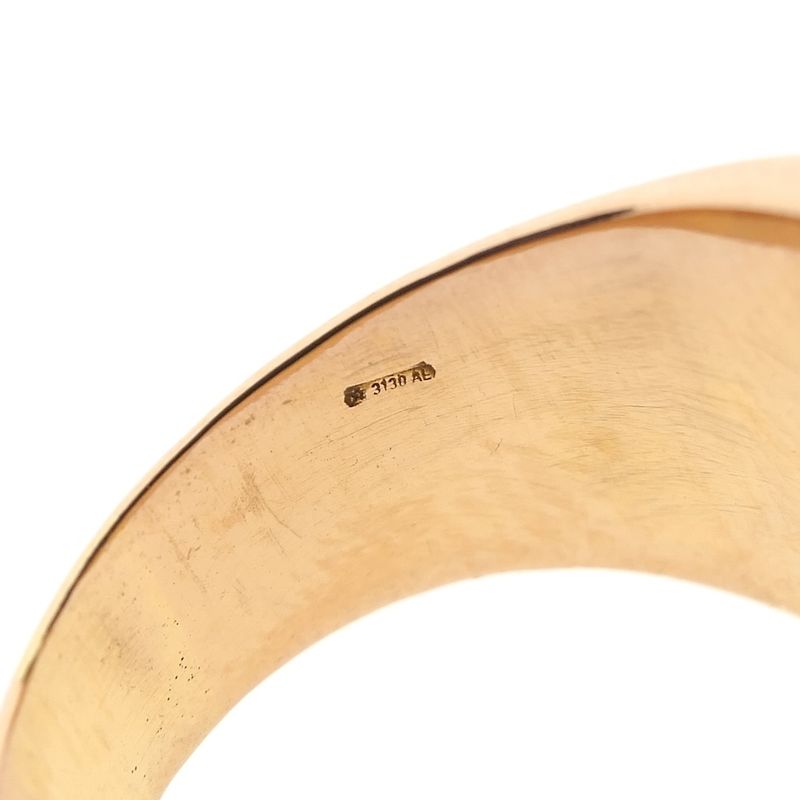 Image 6 of Rose gold ring pavé set with diamonds; 1.71 ct.