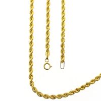 Gold twisted link chain