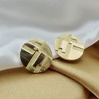 Image 7 of 18 ct. Gold stud earrings | Retro 70's