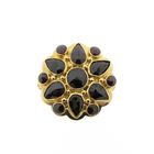 Image 5 of Gold entourage ring with garnet stones | Vintage