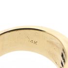 Image 8 of Gold pavé ring with diamonds; 4.16 ct.