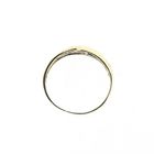 Image 5 of Gold Ring with Diamond; 0.005 ct.